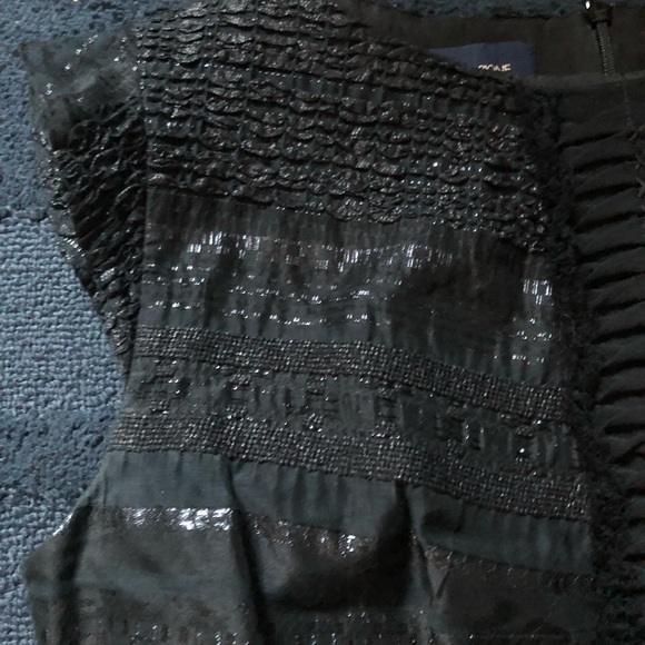 Piazza Sempione Black Brocade Dress US 10 - Picture 4 of 5